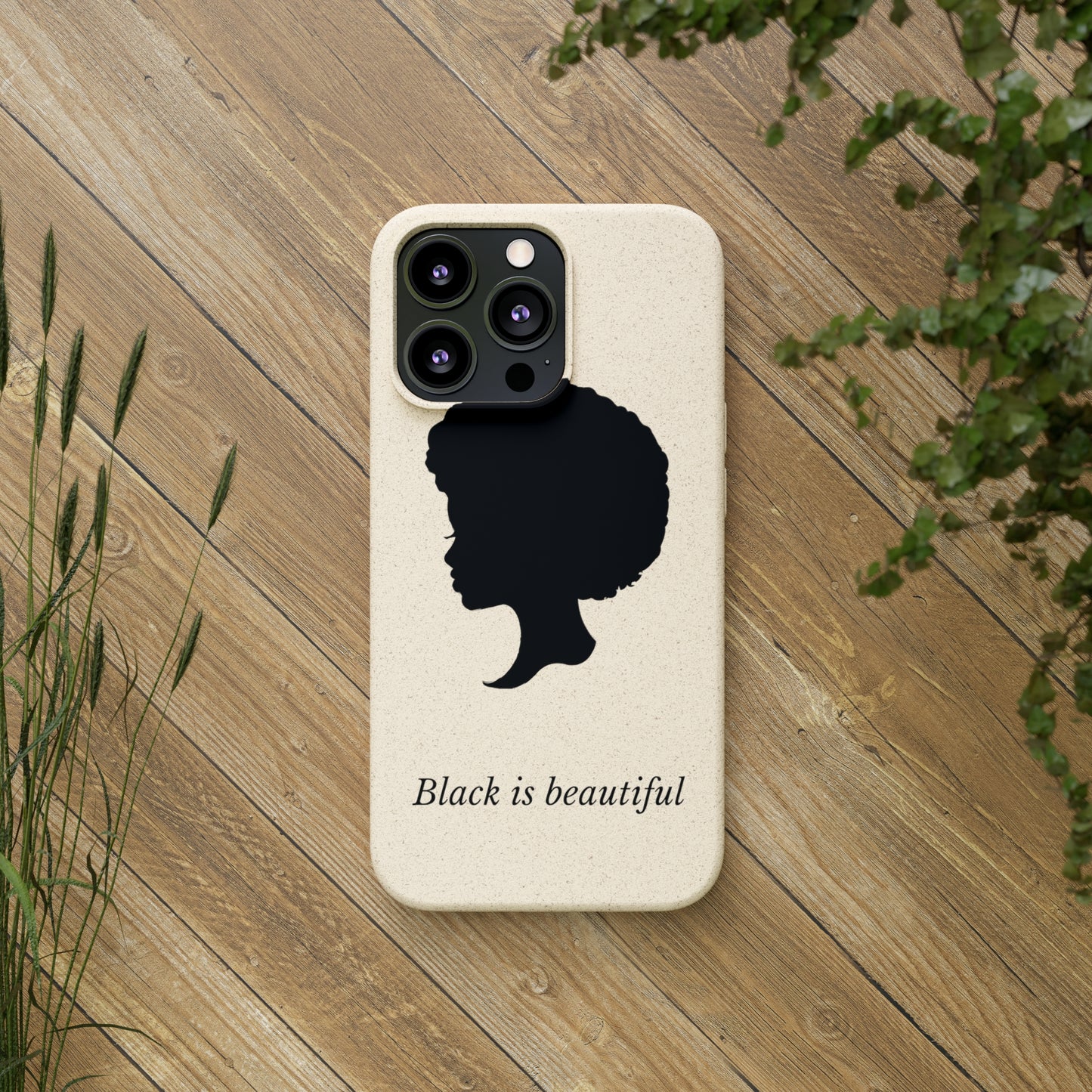 Eco-Friendly Biodegradable Phone Cases - 'Black is Beautiful' | Sustainable & Stylish