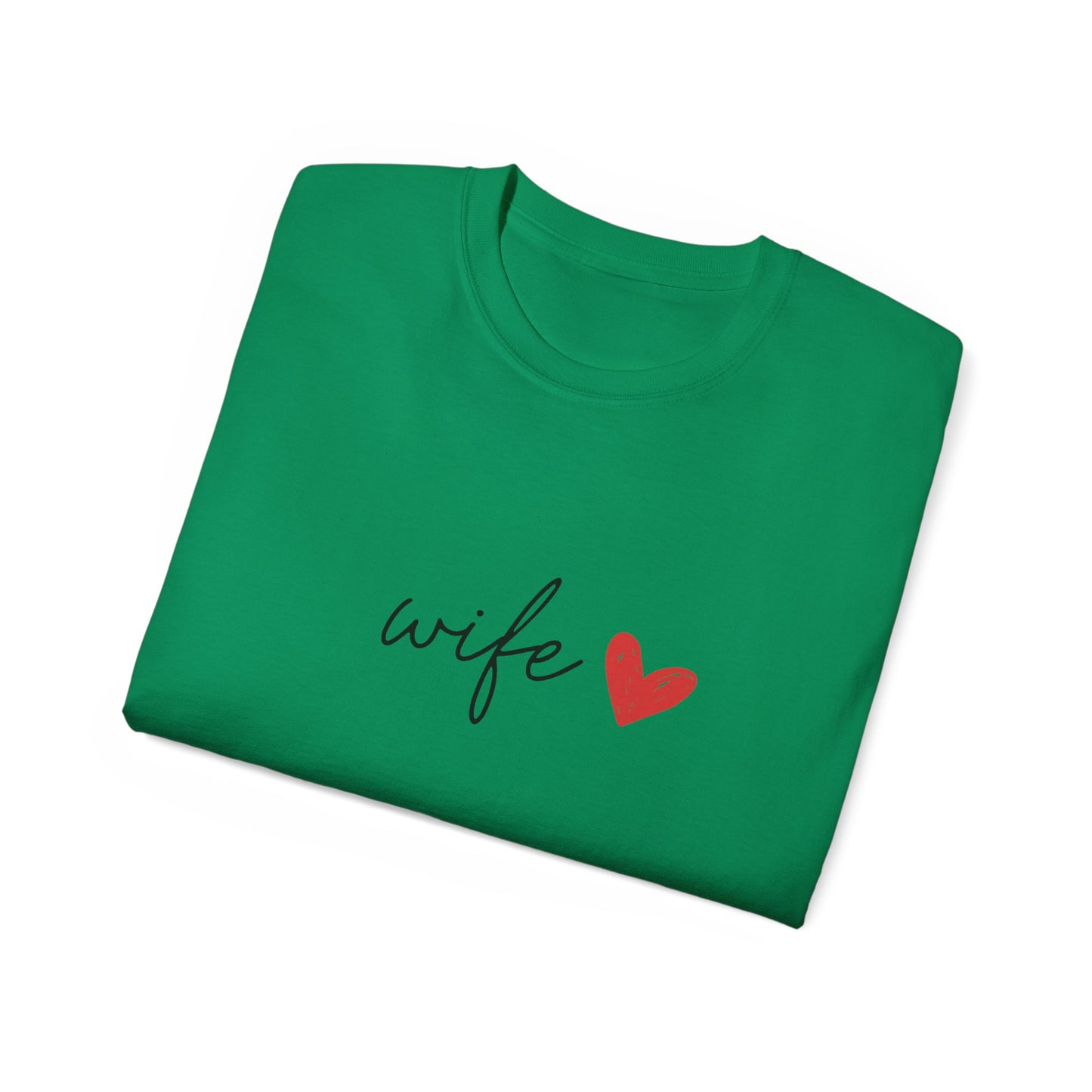 Wife – Classic Couple’s Cotton Crew Tee