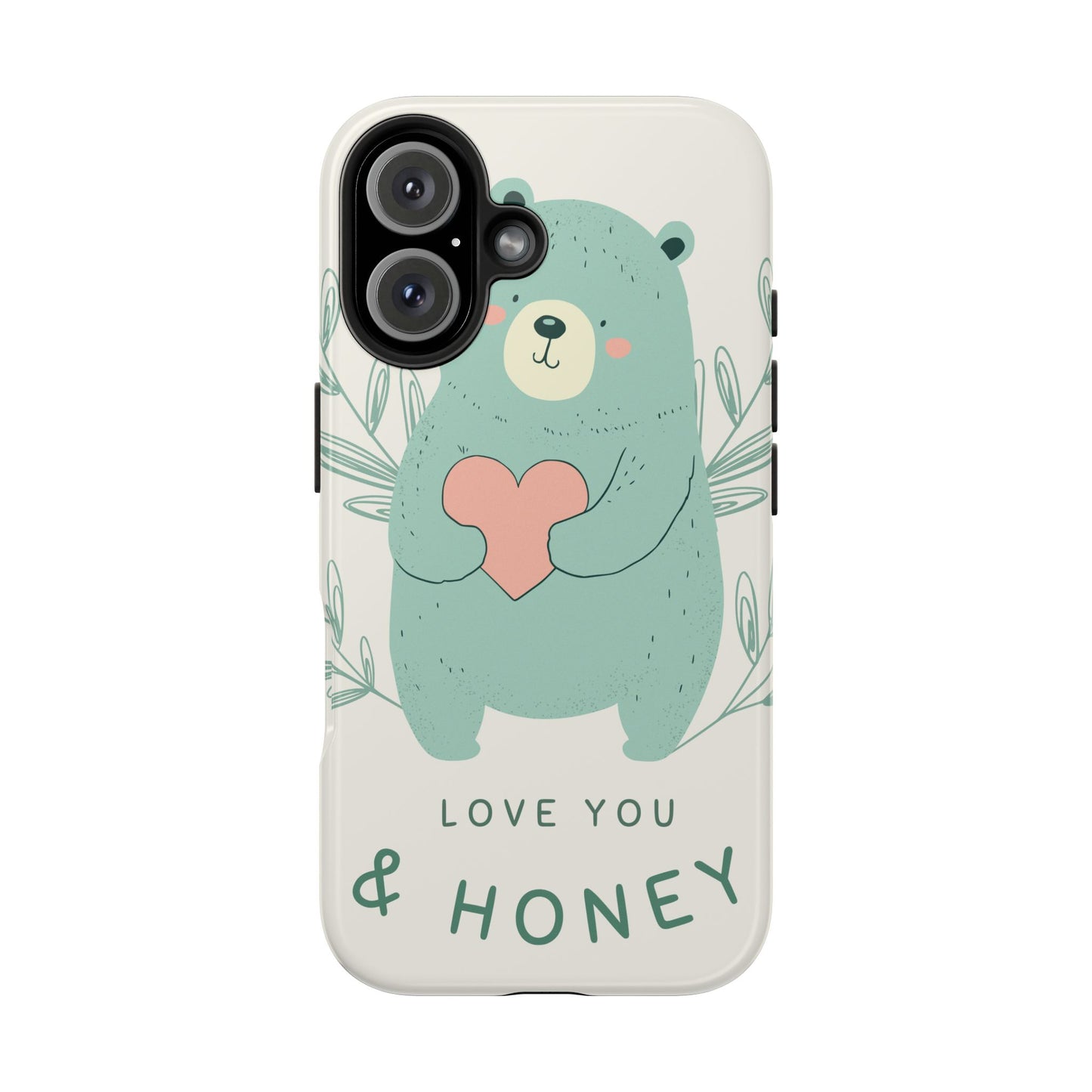 Tough Phone Cases Featuring "I Love You & Honey" – Stylish & Durable Designs