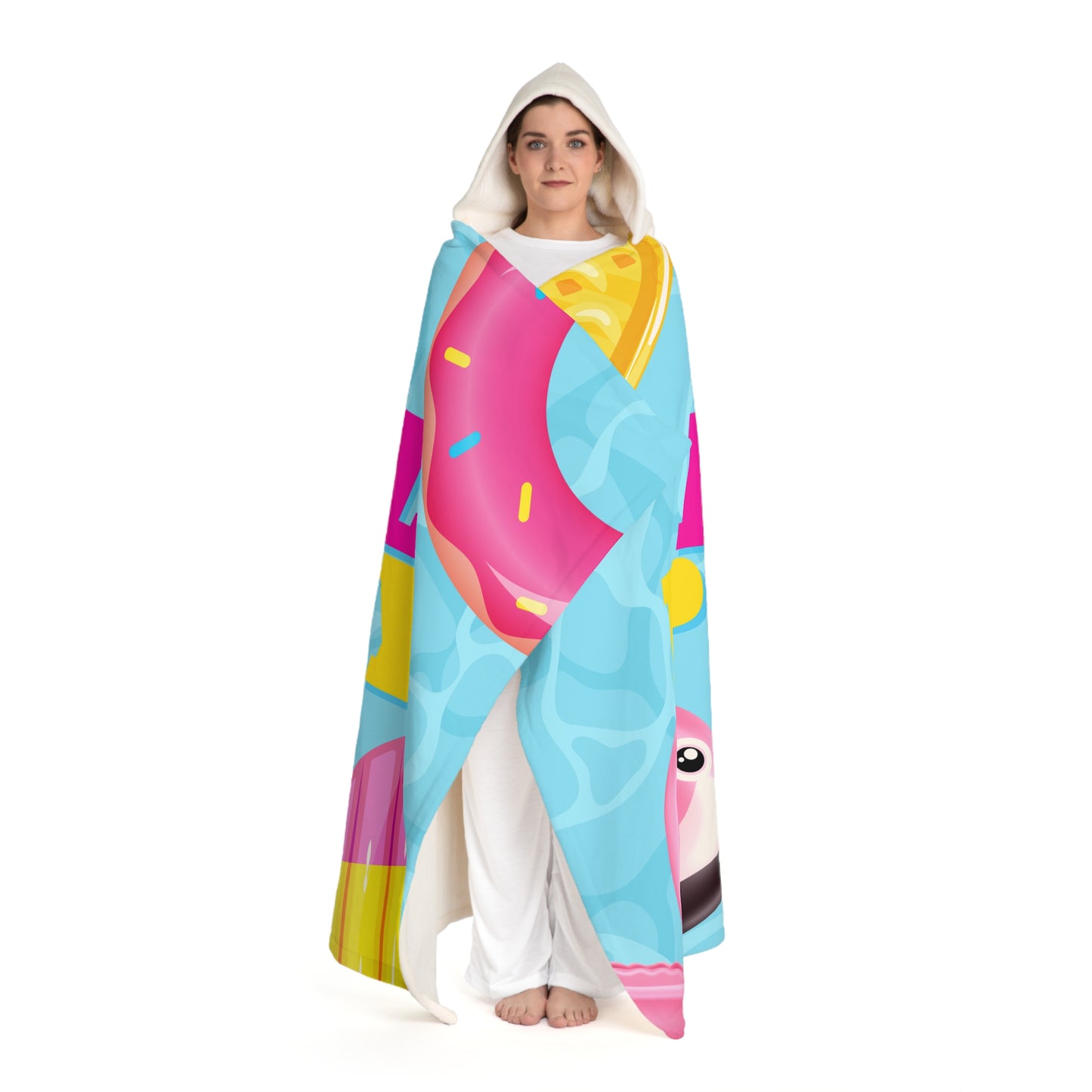 Pool Party Oversized Hooded Blanket – Stay Warm in Style