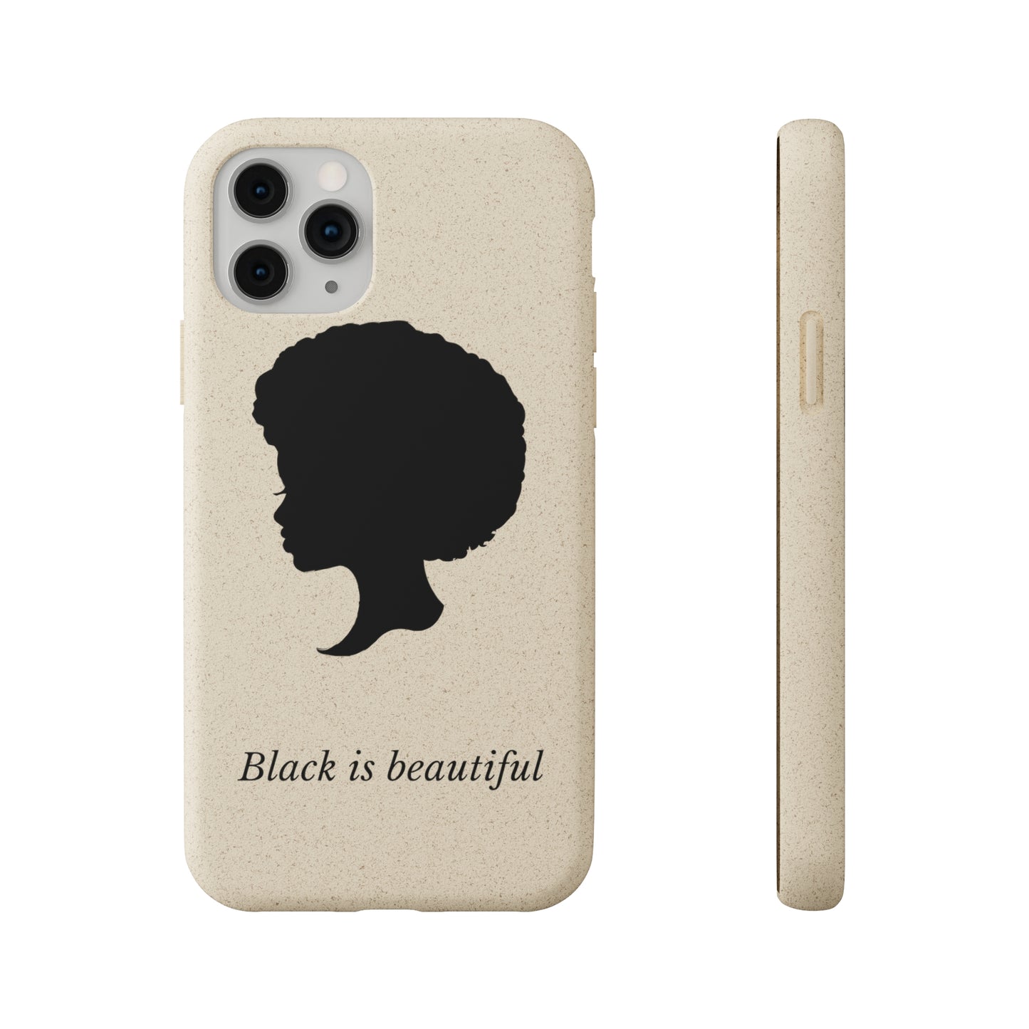 Eco-Friendly Biodegradable Phone Cases - 'Black is Beautiful' | Sustainable & Stylish