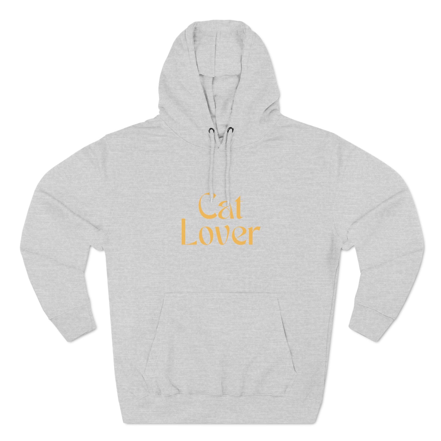 Cozy Three-Panel Fleece Hoodie – Perfect for Cat Lovers