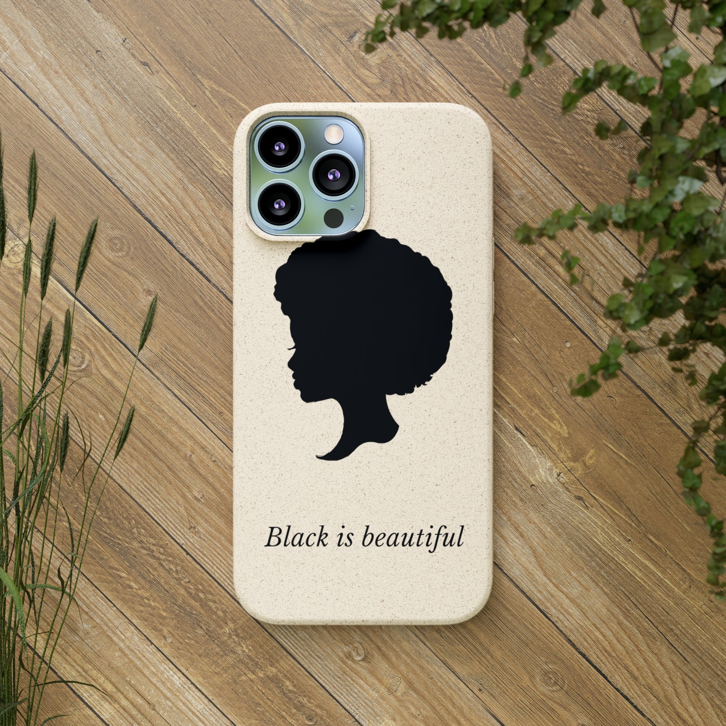 Eco-Friendly Biodegradable Phone Cases - 'Black is Beautiful' | Sustainable & Stylish