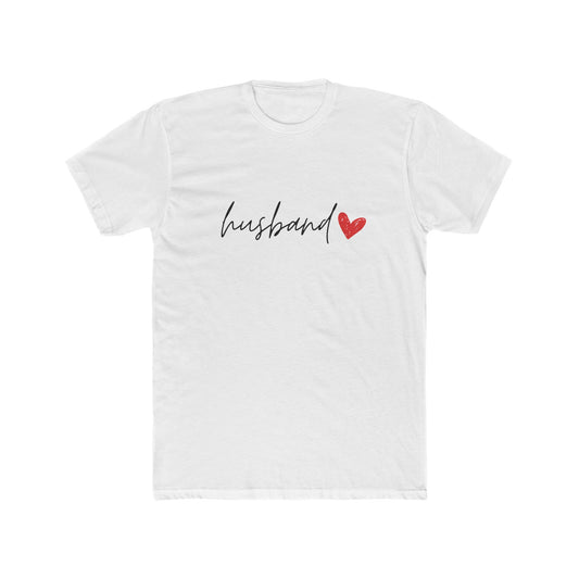 Husband – Classic Couple’s Cotton Crew Tee