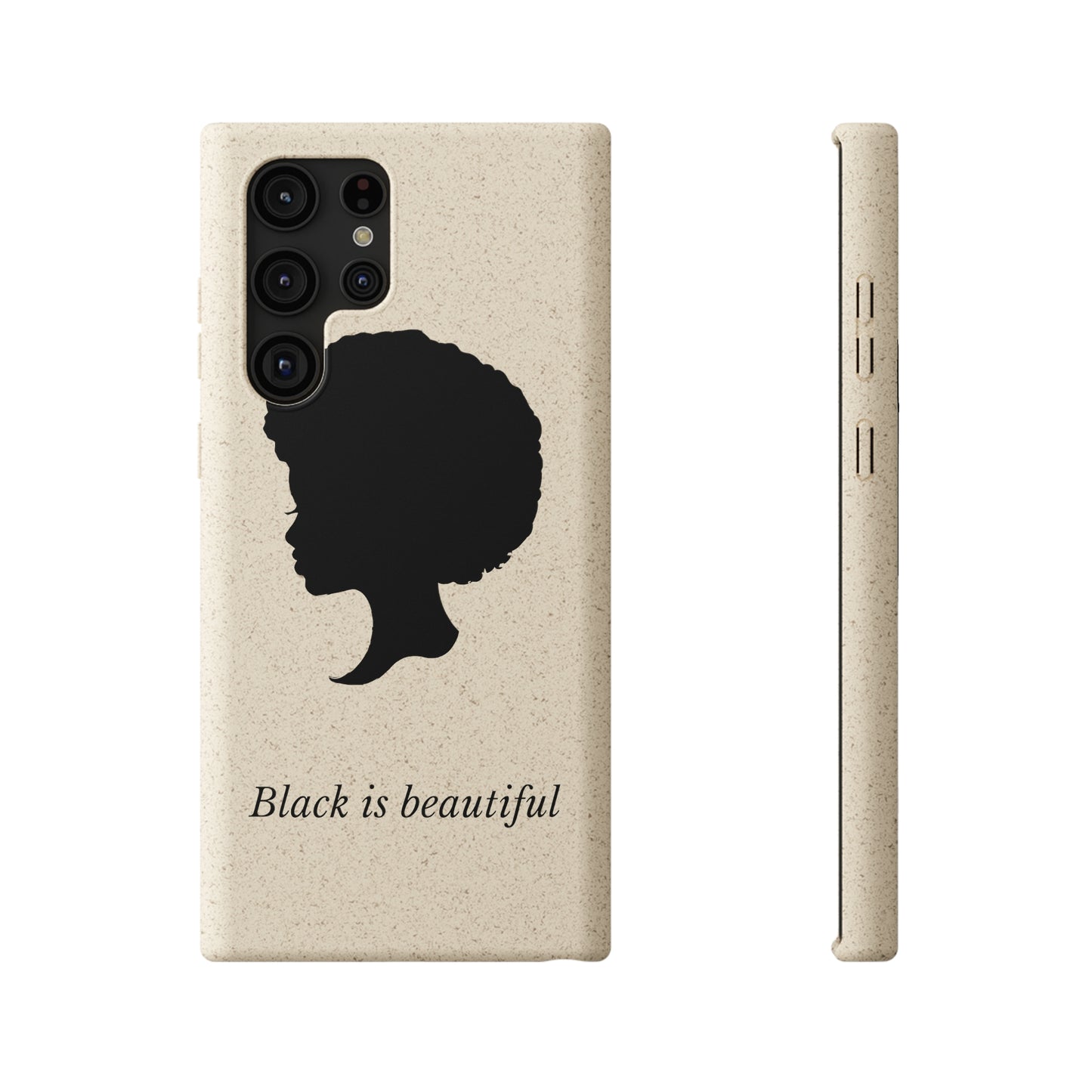 Eco-Friendly Biodegradable Phone Cases - 'Black is Beautiful' | Sustainable & Stylish