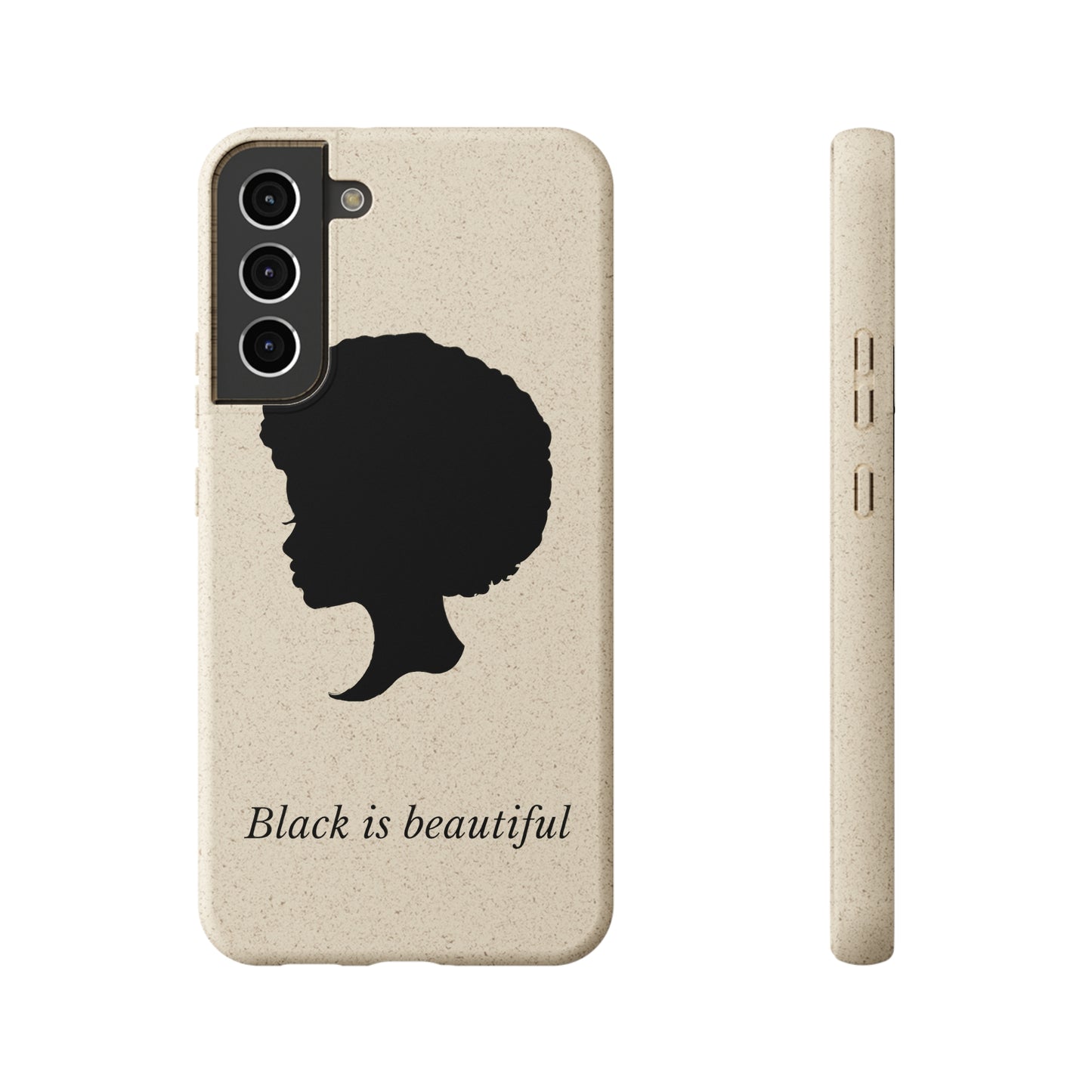 Eco-Friendly Biodegradable Phone Cases - 'Black is Beautiful' | Sustainable & Stylish