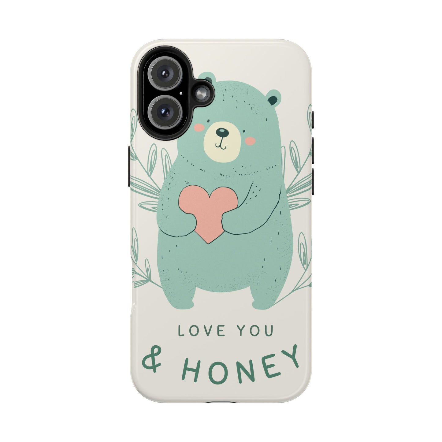 Tough Phone Cases Featuring "I Love You & Honey" – Stylish & Durable Designs