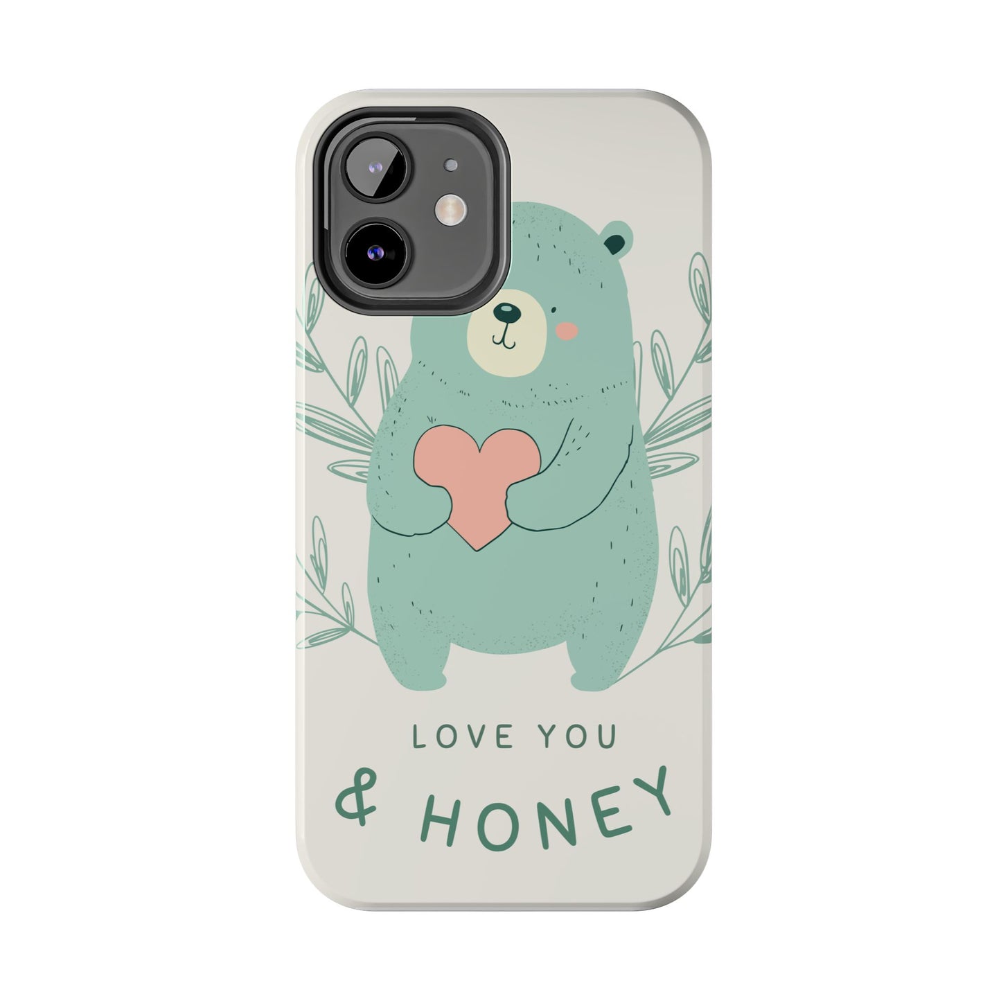 Tough Phone Cases Featuring "I Love You & Honey" – Stylish & Durable Designs