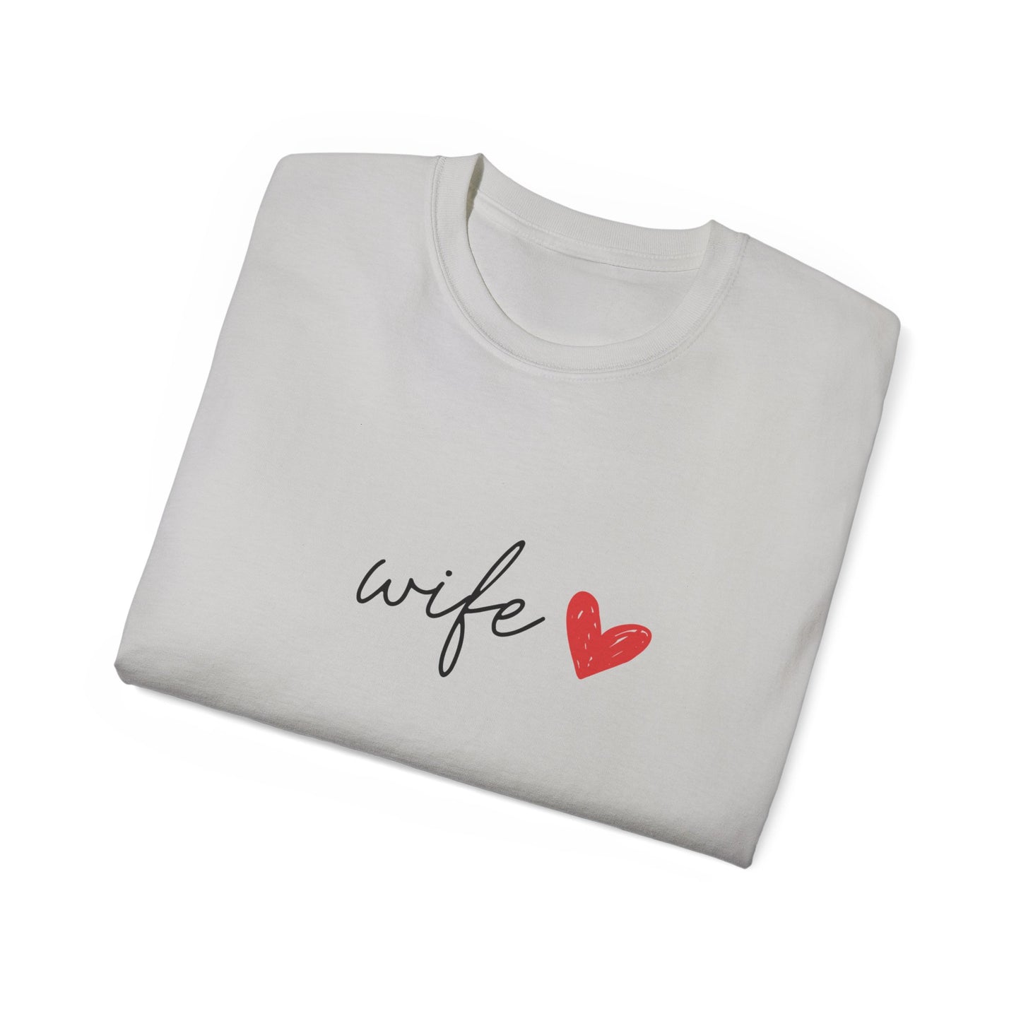 Wife – Classic Couple’s Cotton Crew Tee