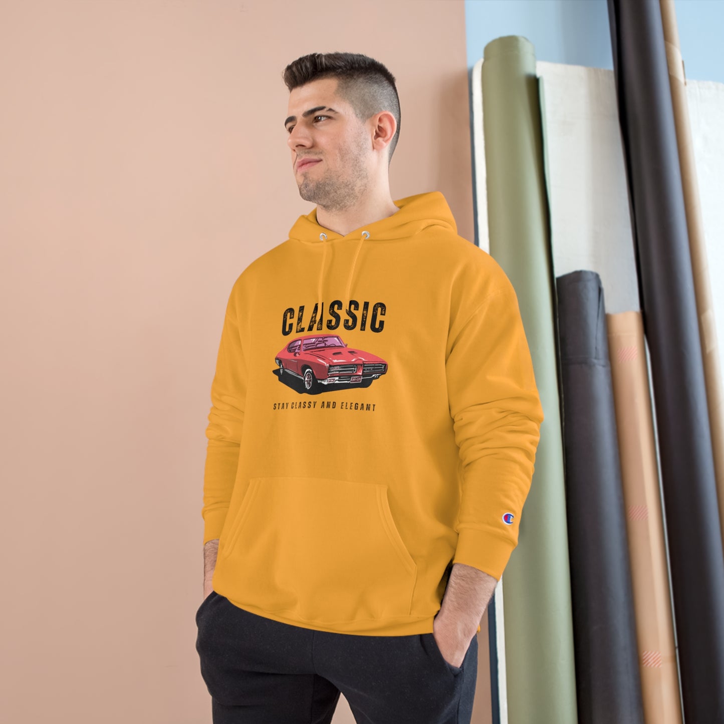 Champion Fleece Hoodie – Perfect for Classic Car Fans