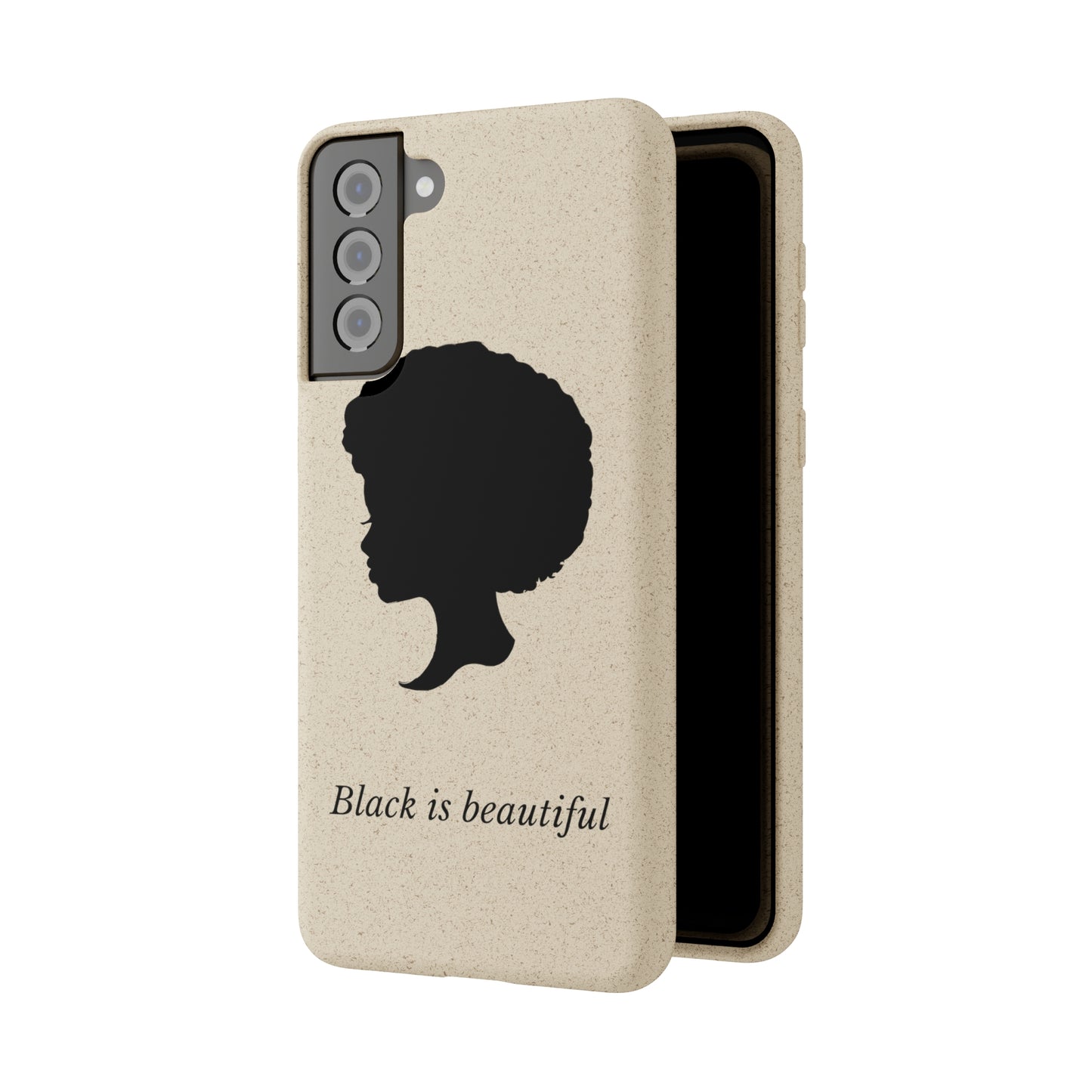 Eco-Friendly Biodegradable Phone Cases - 'Black is Beautiful' | Sustainable & Stylish