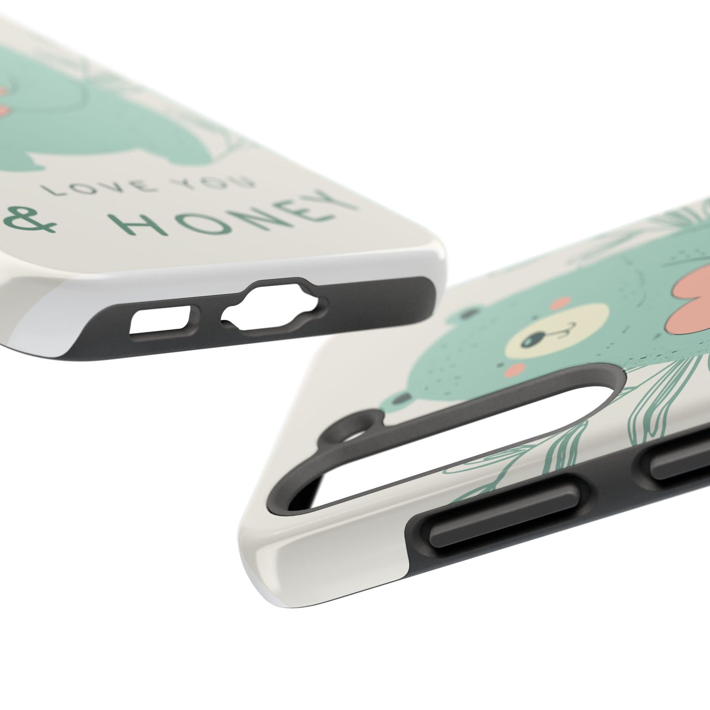 Tough Phone Cases Featuring "I Love You & Honey" – Stylish & Durable Designs